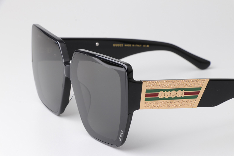 GG1595 Sunglasses Black Gray