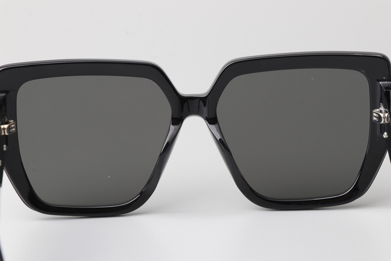 GG1595 Sunglasses Black Gray