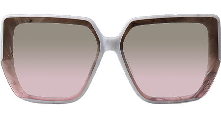 GG1595 Sunglasses Gray Gradient Brown