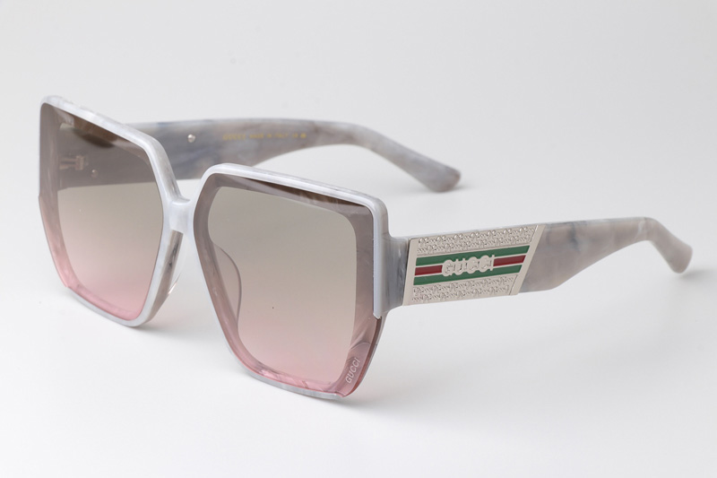 GG1595 Sunglasses Gray Gradient Brown