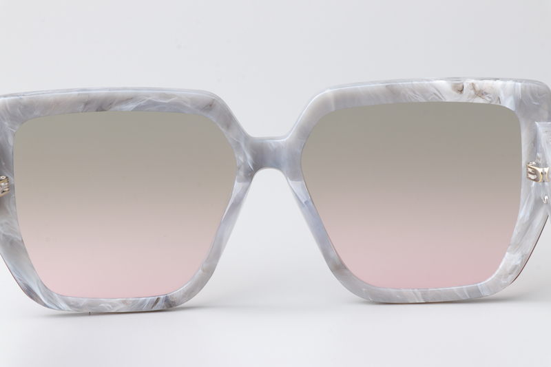 GG1595 Sunglasses Gray Gradient Brown