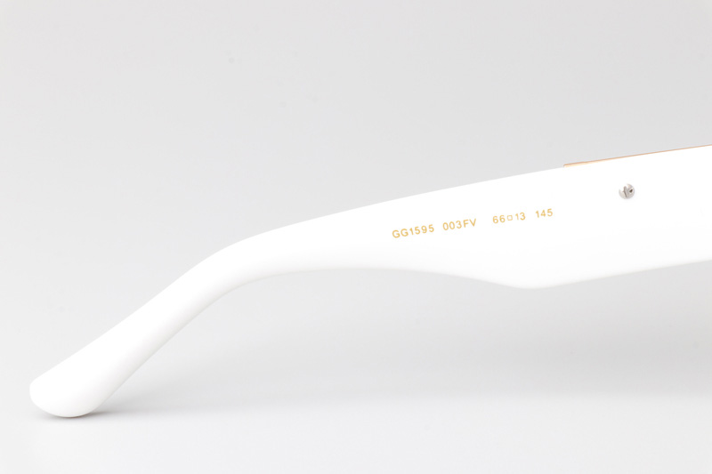 GG1595 Sunglasses White Gradient Brown