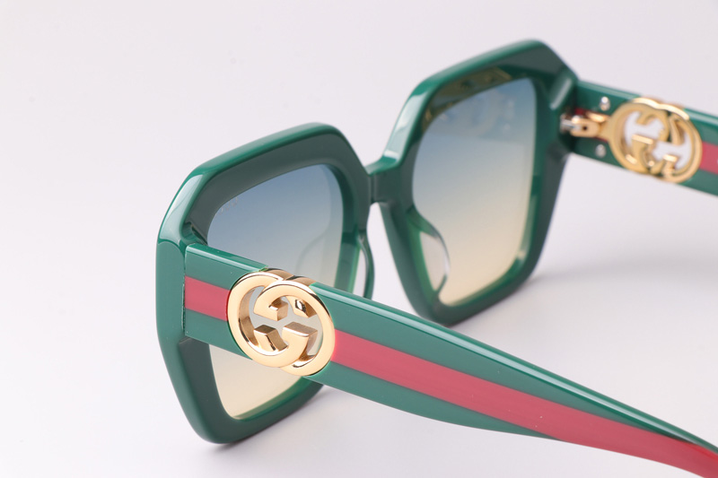 GG1597 Sunglasses Green Gradient Blue