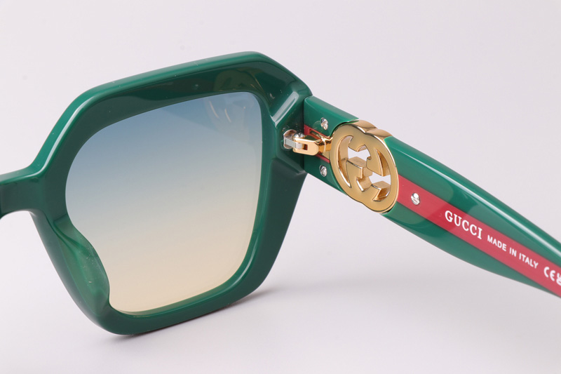 GG1597 Sunglasses Green Gradient Blue