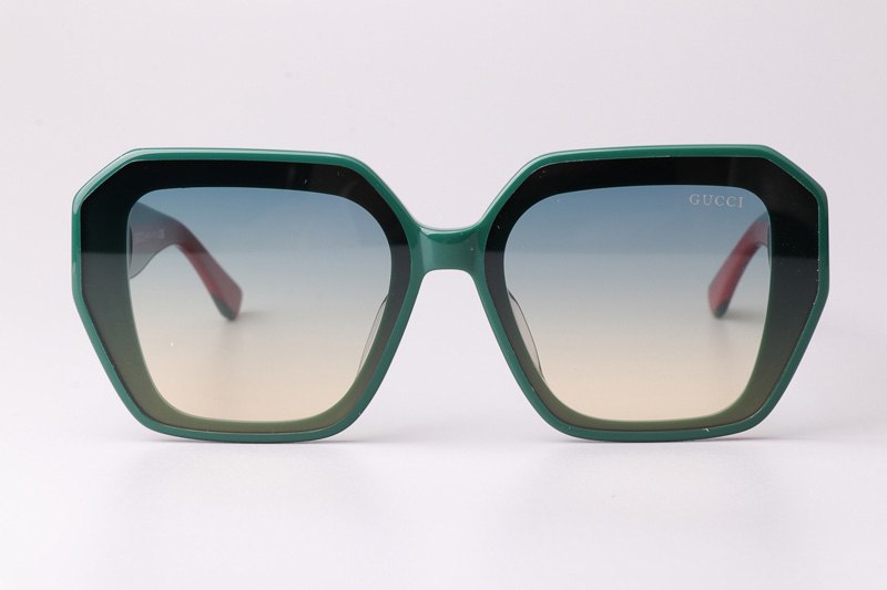 GG1597 Sunglasses Green Gradient Blue