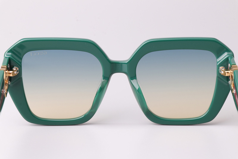 GG1597 Sunglasses Green Gradient Blue