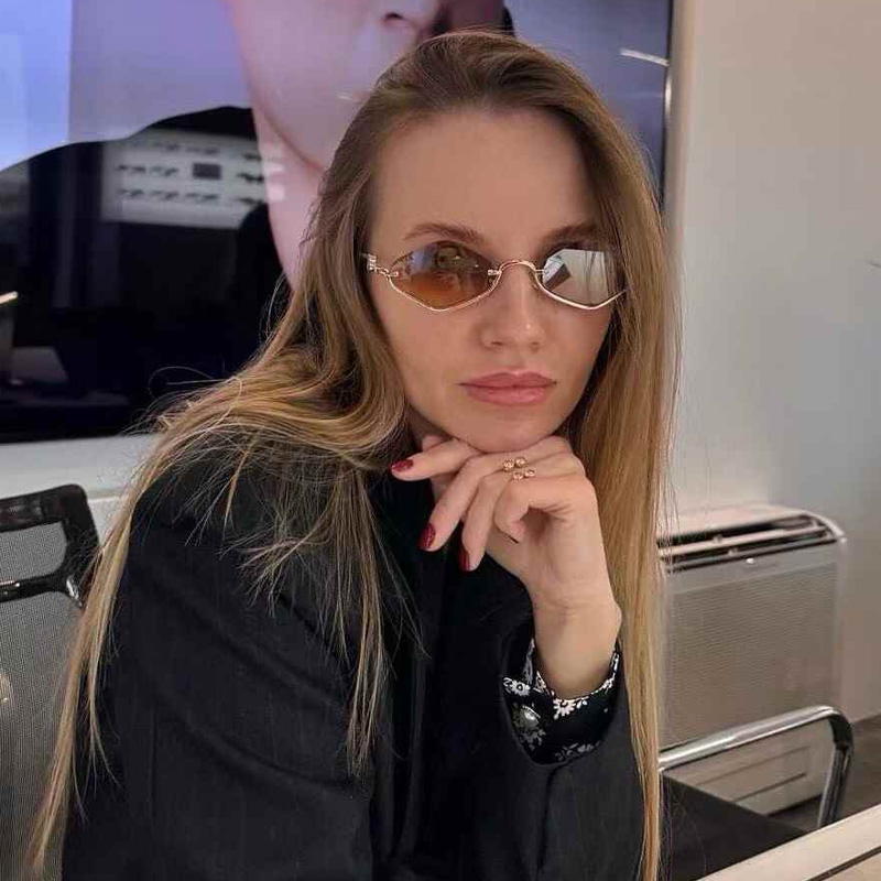 GG1604S Sunglasses Gold Gradient Brown