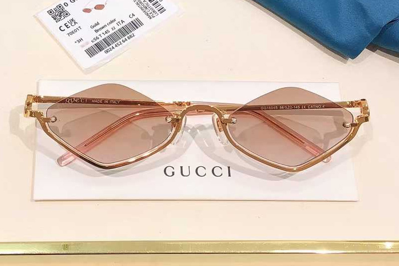GG1604S Sunglasses Gold Gradient Brown
