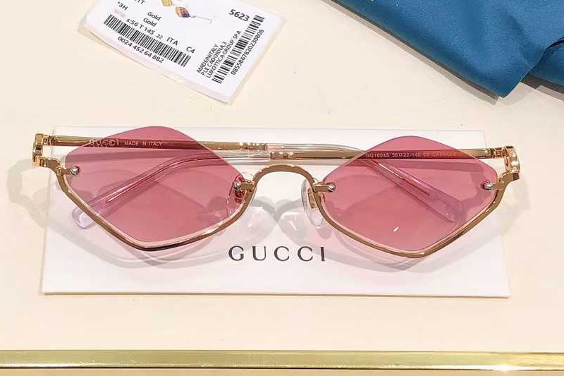 GG1604S Sunglasses Gold Gradient Pink