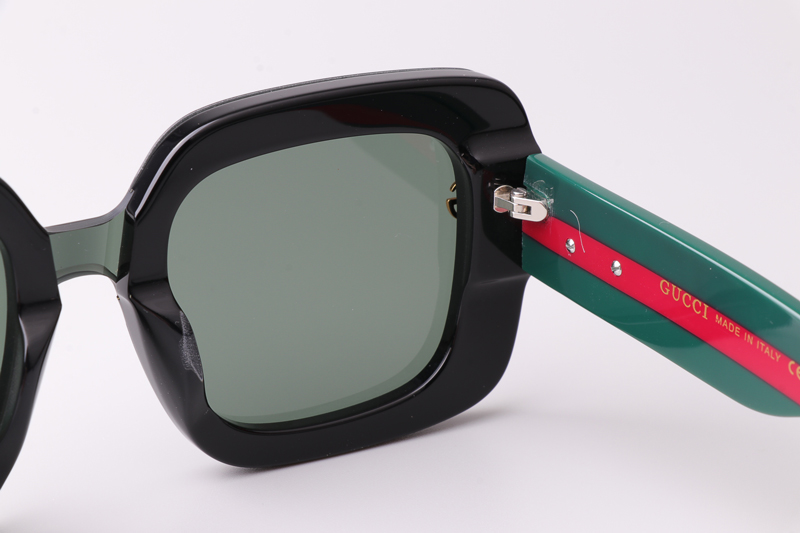 GG1606 Sunglasses Black Green