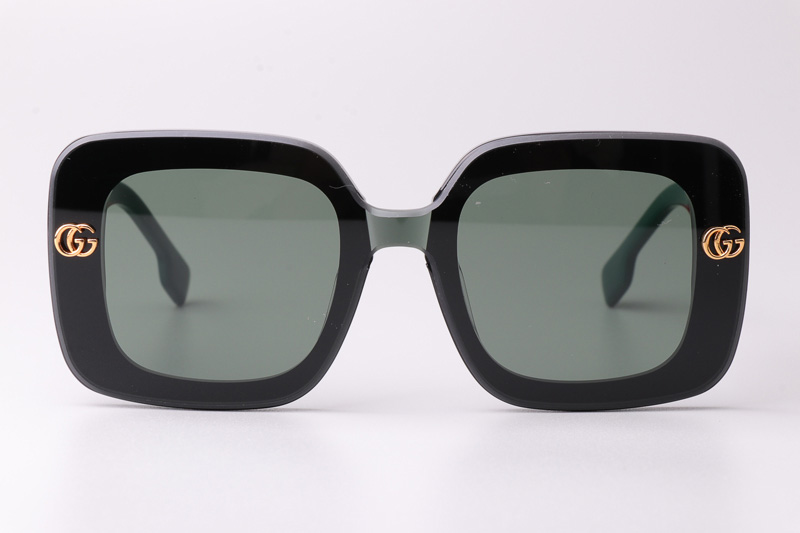 GG1606 Sunglasses Black Green