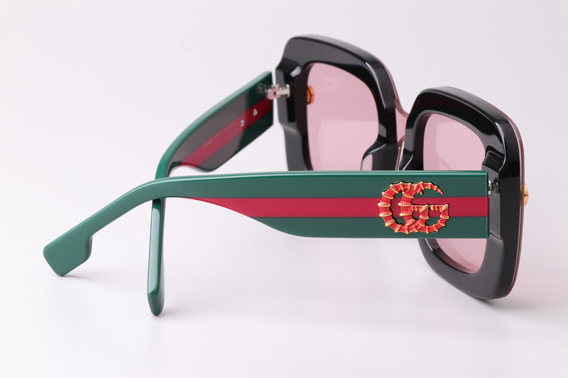 GG1606 Sunglasses Black Green Pink