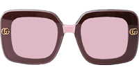 GG1606 Sunglasses Black Green Pink