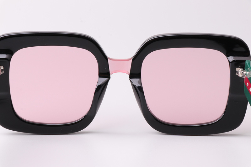 GG1606 Sunglasses Black Green Pink