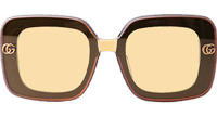 GG1606 Sunglasses Black Green Yellow