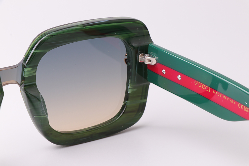 GG1606 Sunglasses Green Gradient Gray