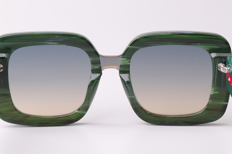 GG1606 Sunglasses Green Gradient Gray