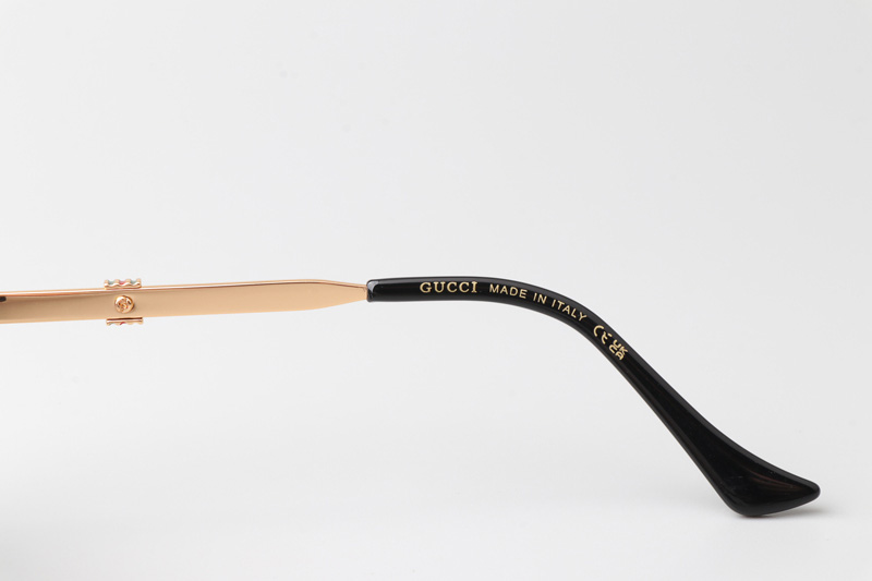 GG1617 Sunglasses Black Gold Gray