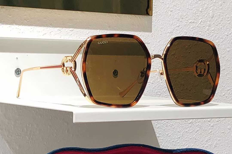 GG1621 Sunglasses Tortoise Gold Brown