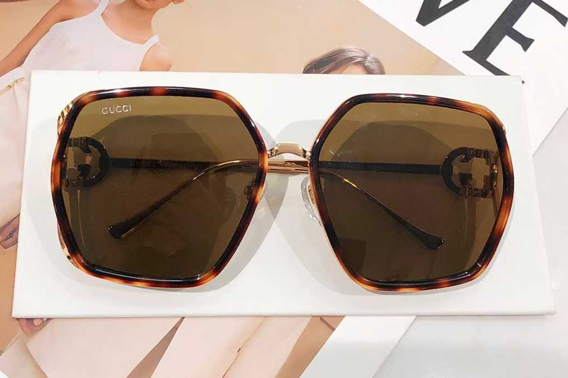 GG1621 Sunglasses Tortoise Gold Brown