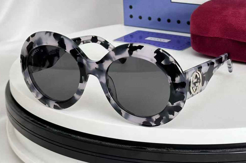 GG1647S Sunglasses Gray Tortoise Gray
