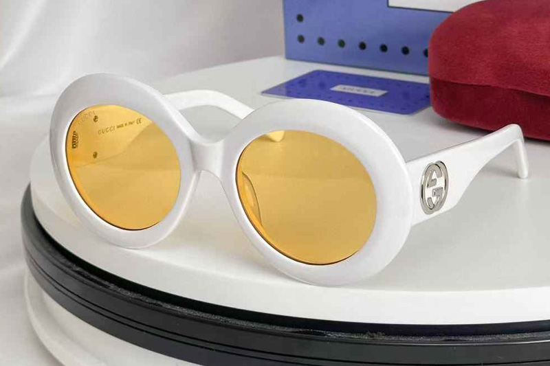 GG1647S Sunglasses White Yellow