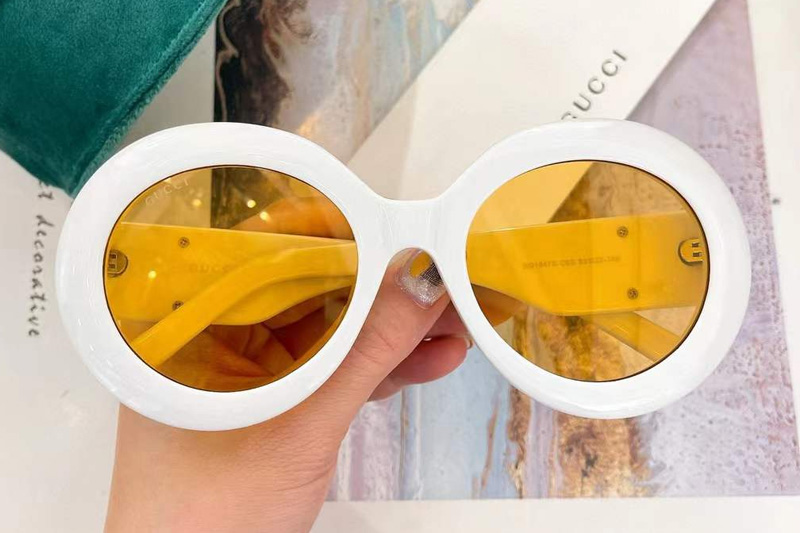 GG1647S Sunglasses White Yellow