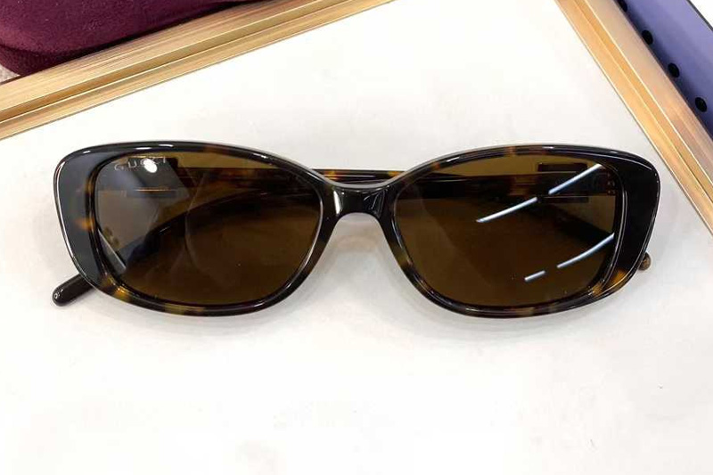GG1685OK Sunglasses Tortoise Brown