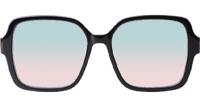 GG1712S Sunglasses Black Gold Gradient Blue