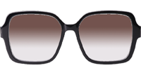 GG1712S Sunglasses Black Gold Gradient Brown