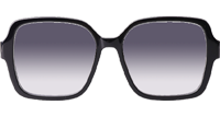 GG1712S Sunglasses Black Gold Gradient Gray