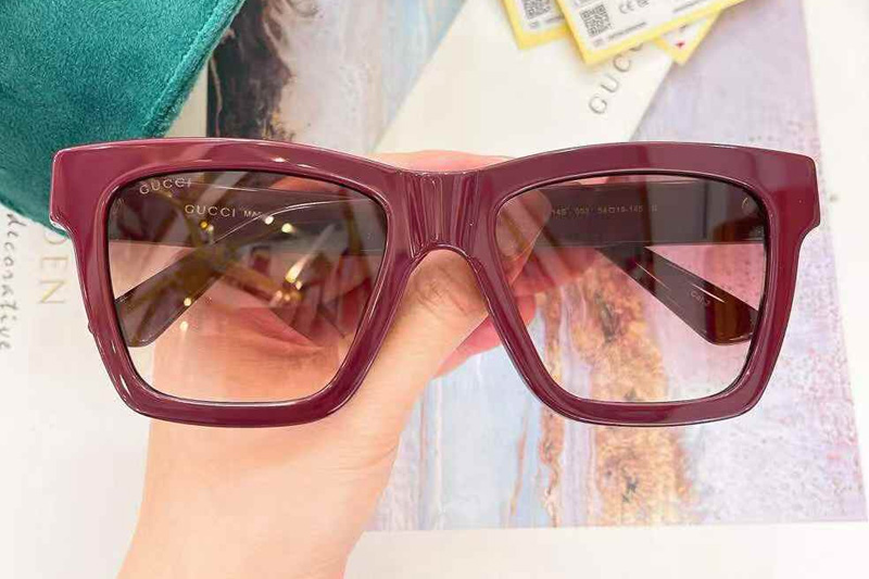 GG1714S Sunglasses Red Gradient Pink