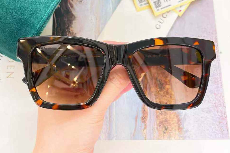 GG1714S Sunglasses Tortoise Gradient Brown