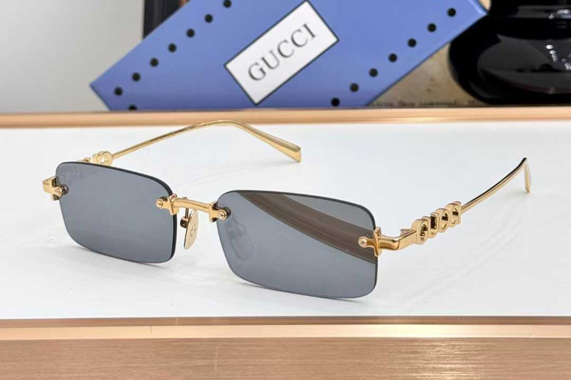 GG1808S Sunglasses Gold Mirror