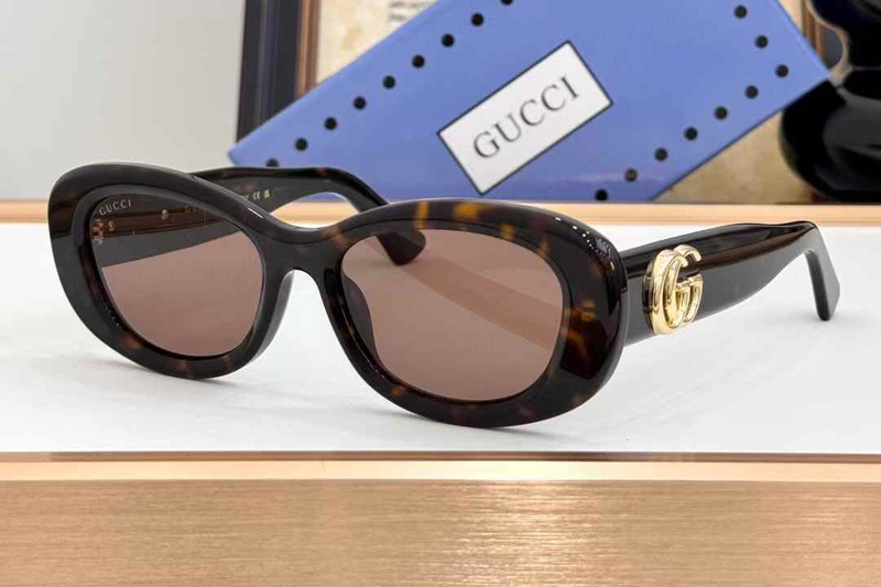 GG1829SK Sunglasses Tortoise Brown