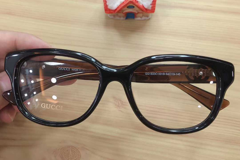GG1833O Eyeglasses Black Brown