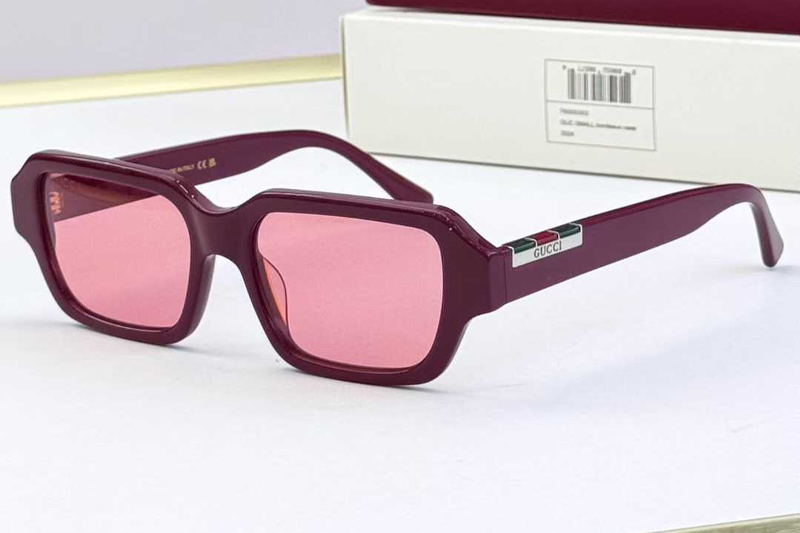 GG1887 Sunglasses Wine Red