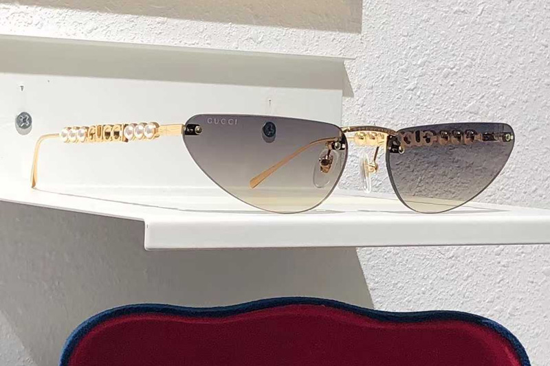 GG1920SA Sunglasses Gold Gradient Gray