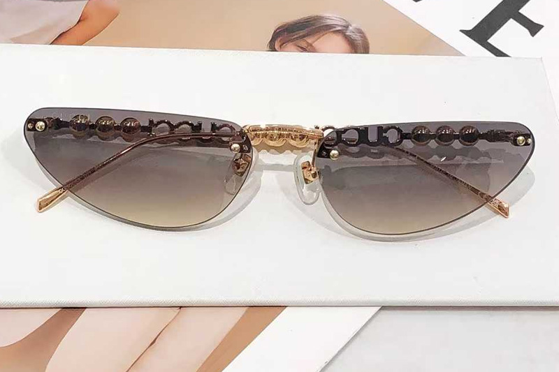GG1920SA Sunglasses Gold Gradient Gray