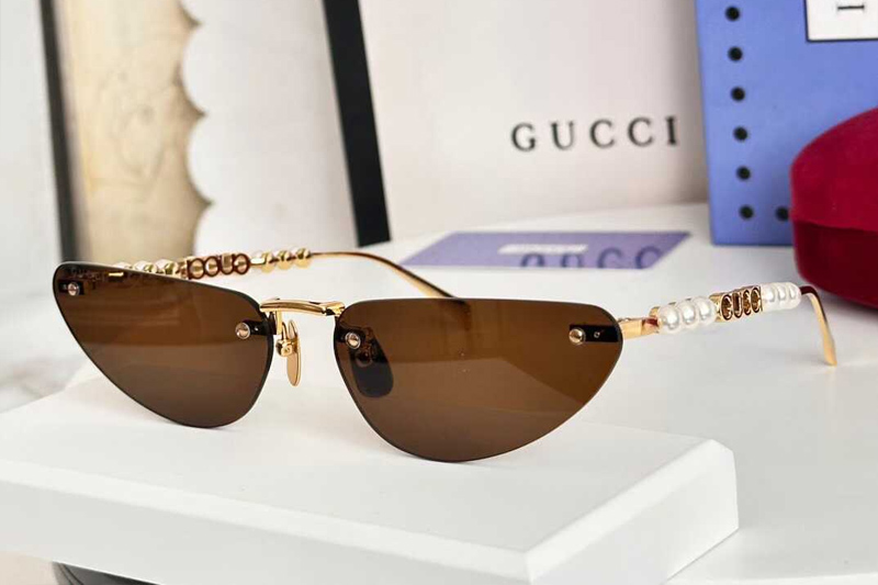 GG1920S Sunglasses Gold Brown