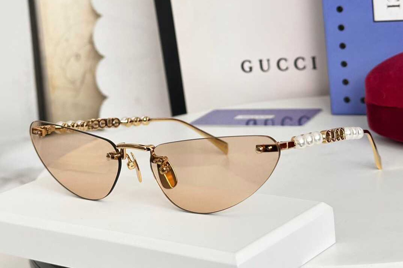 GG1920S Sunglasses Gold Light Brown