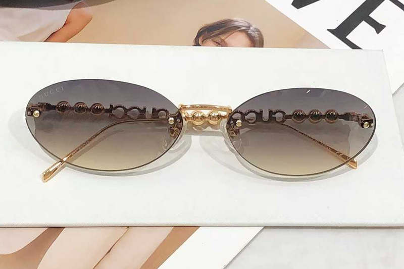 GG1922SA Sunglasses Gold Gradient Gray