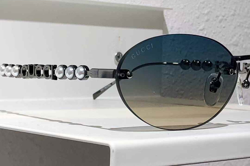 GG1922SA Sunglasses Gunmetal Gradient Blue