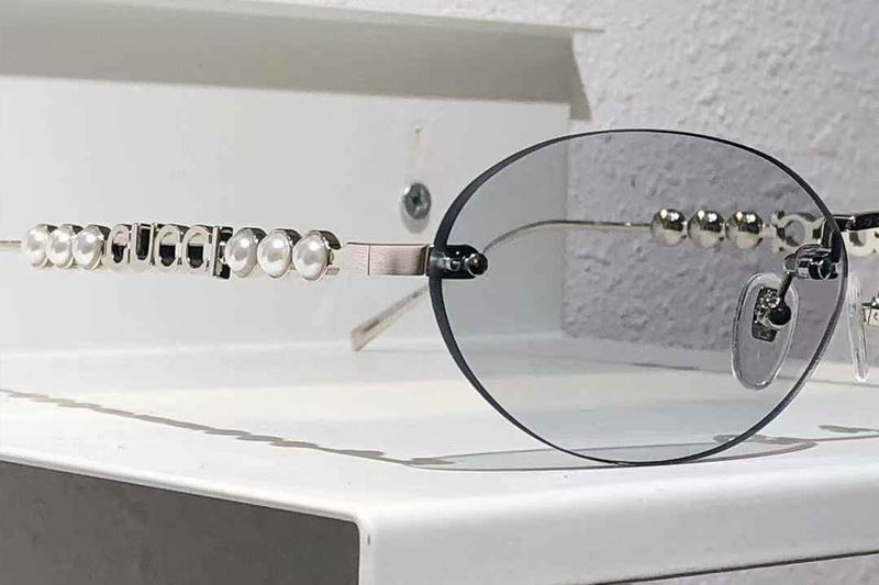 GG1922SA Sunglasses Silver Light Gray