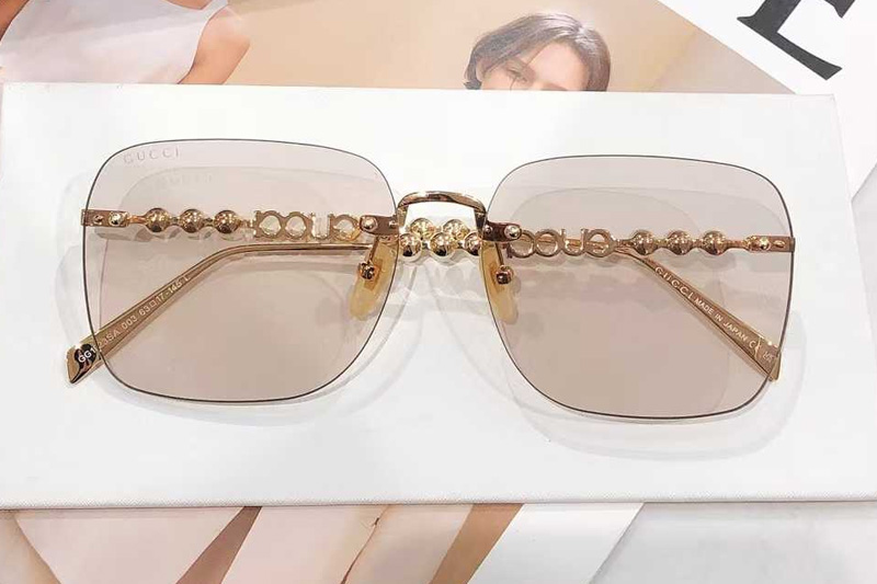 GG1923SA Sunglasses Gold Light Brown