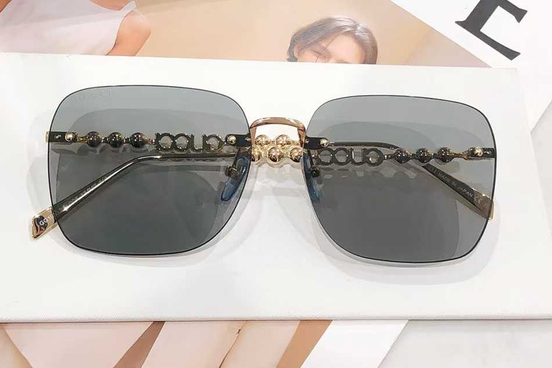 GG1923SA Sunglasses Gold Light Gray