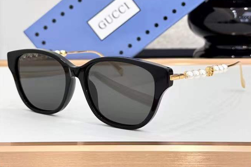 GG1972OA Sunglasses Black Gold Gray