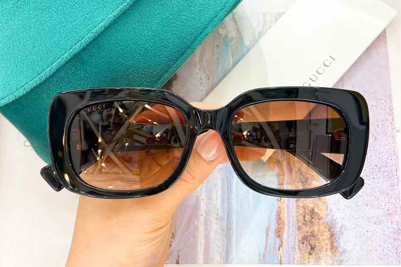 GG1979SK Sunglasses Black Gradient Brown