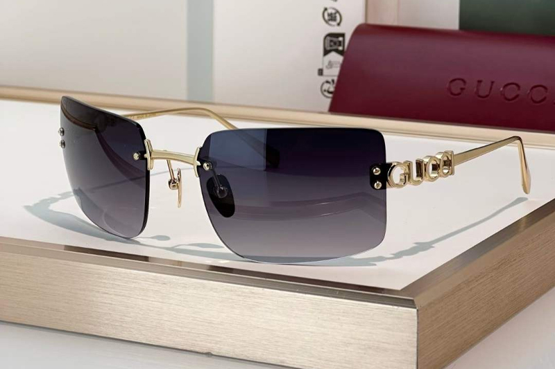 GG2038S Sunglasses Gold Gradient Gray