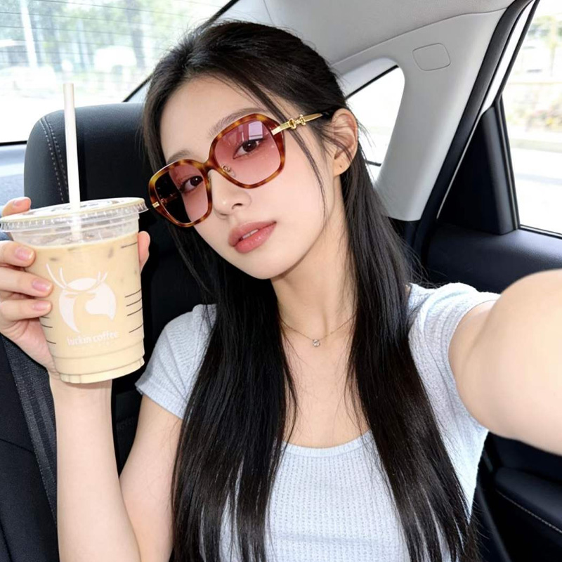 GG2055SA Sunglasses Tortoise Gradient Pink